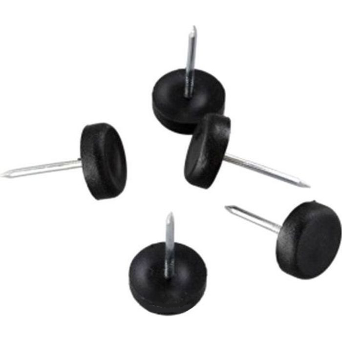 Подпятник на гвозде,  черный (20 шт)  - пакет Tech-Krep