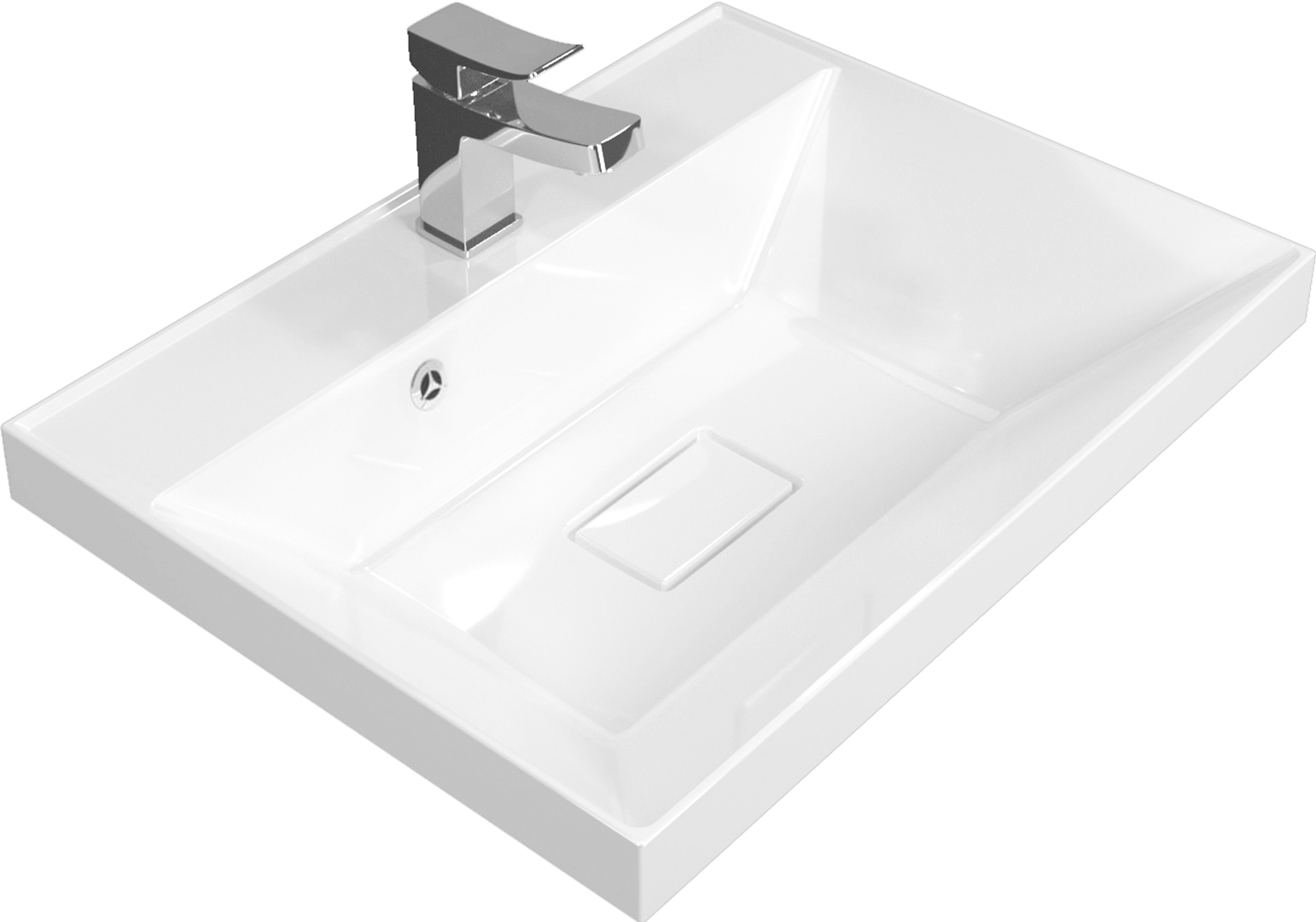 Умывальник мебельный Bazis 60