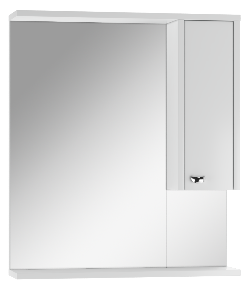 Шкаф-зеркало Блик 60 ЛАЙТ правый Домино*