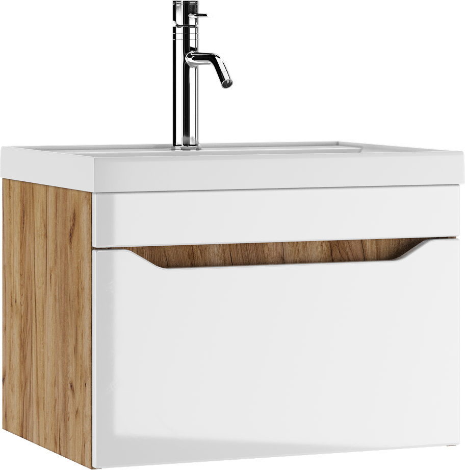 Тумба Айсберг Ева 60, Дуб Вотан подвесная 