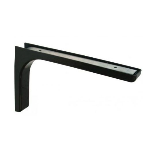 Консоль с декоративной накладкой, 120 мм, черный (1 шт)  - накл.