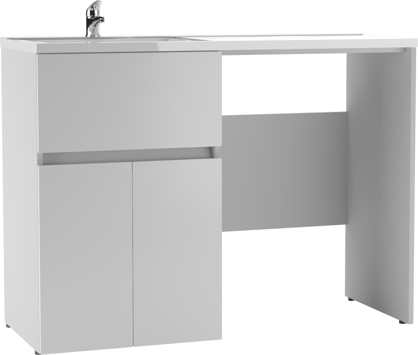 Тумба под умывальник "Камилла 120" лев/прав Норма В1 АЙСБЕРГ