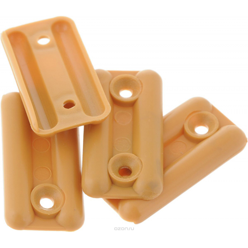 Подпятник пласт.св.корич. (4 шт) - пакет Tech-Krep