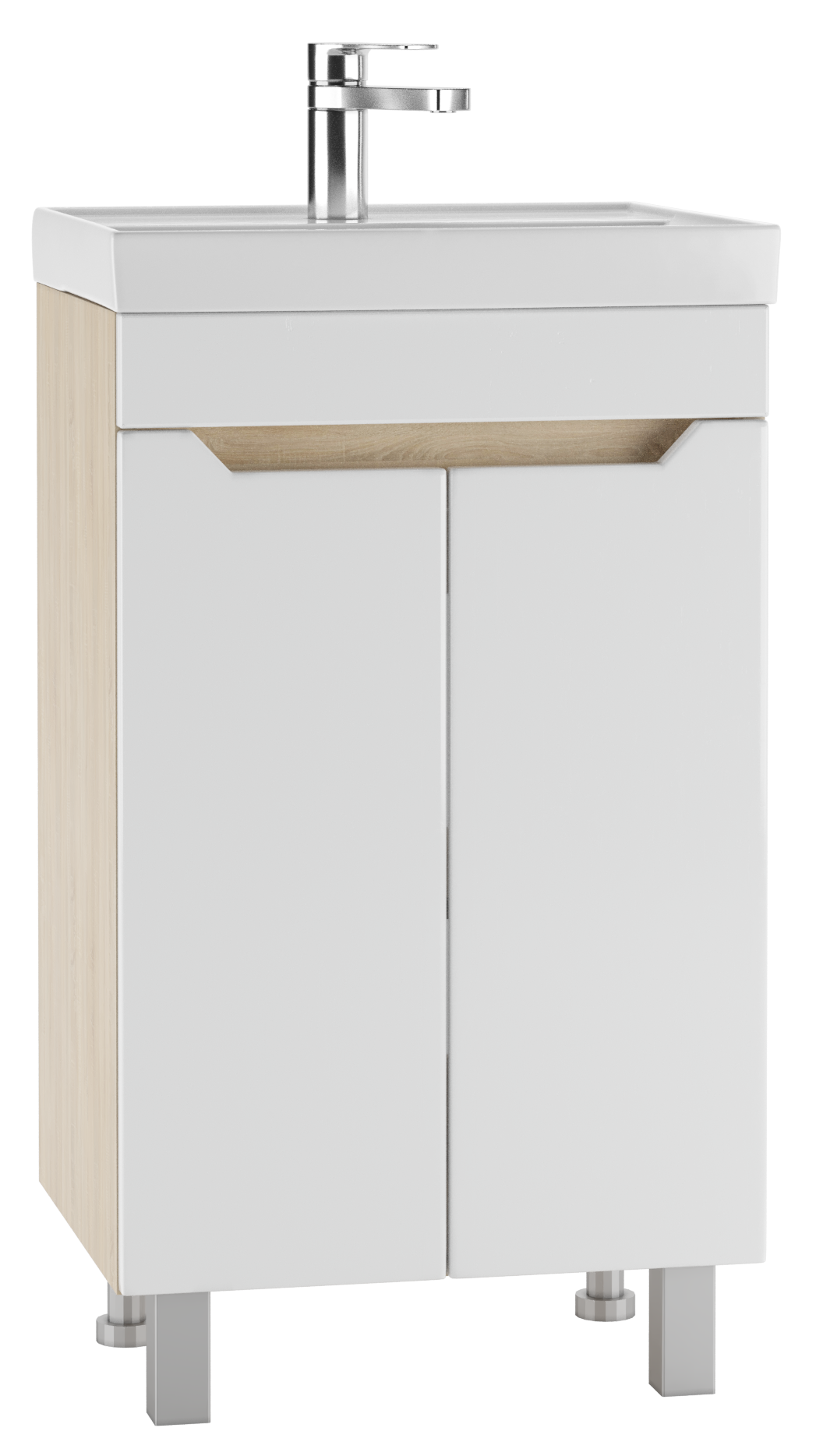 Тумба под умывальник "Енисей 50" Мечта без ящика Дуб сонома  АЙСБЕРГ