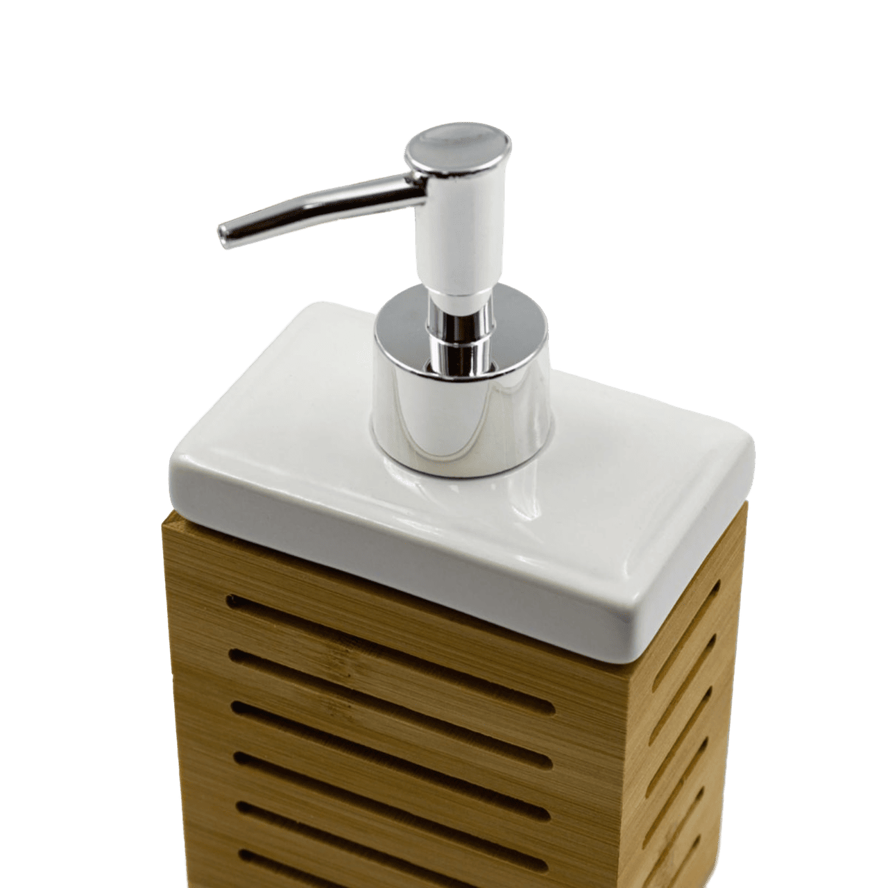 dozator_dlya_zhidkogo_myla_Joy_Home_belyy_s_ramkoy_bambuk_2