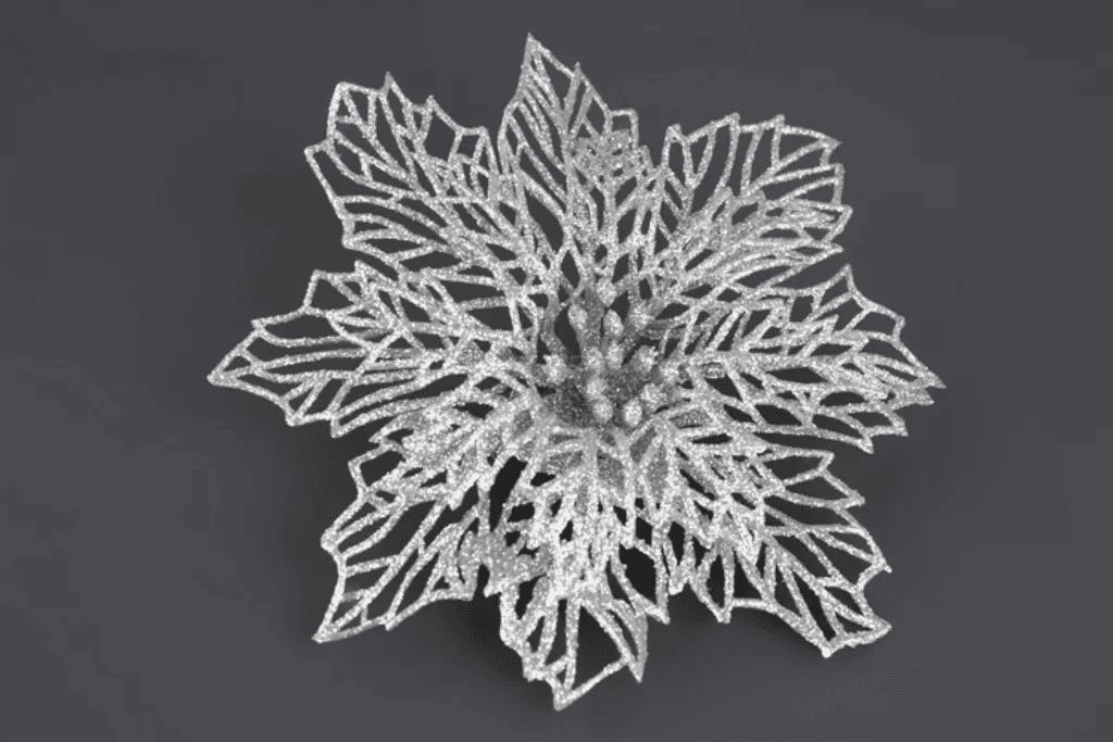 Nabor_ukrasheniy_Puansettia_serebro_13sm_2sht_2