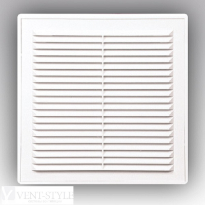 Решетка 1515Р вентиляционная разъемная, белая