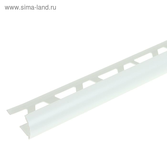 Раскладка под плитку 9-10мм наружная 2,5м белая (50) (И)