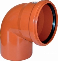 Муфта соединительная (с перегородкой) наружной канализации 110 РТП