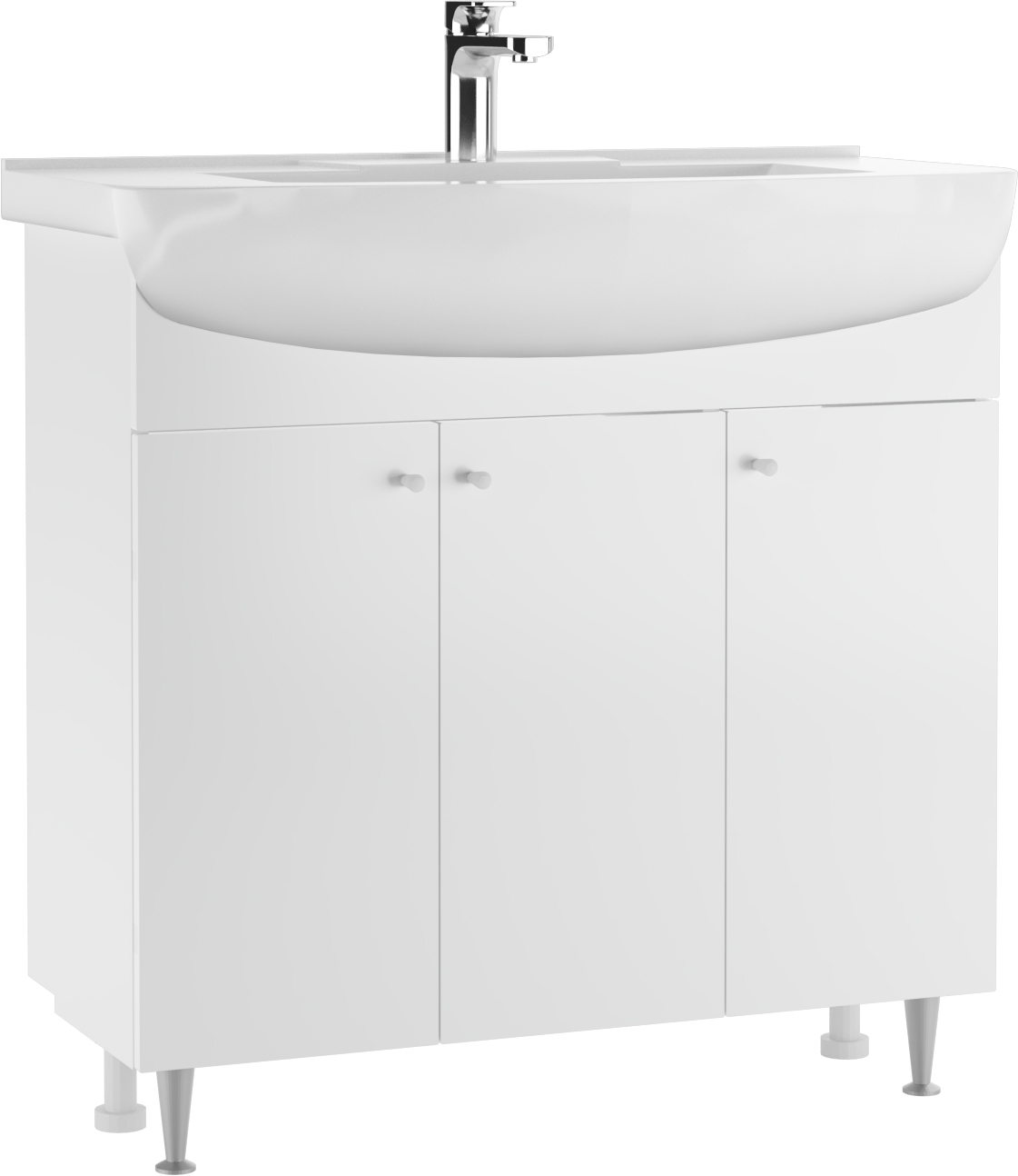 Тумба под умывальник "Элеганс 85" Промо без ящика