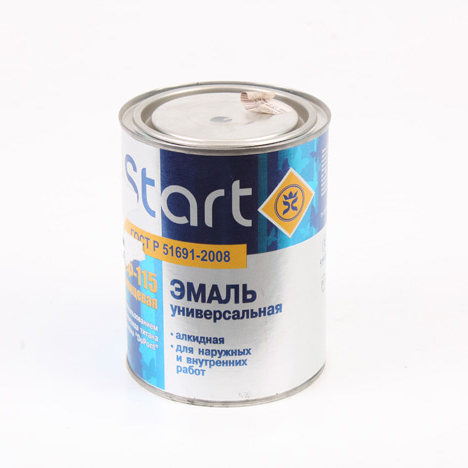 Эмаль ПФ-115 желтая Старт (0,8кг)