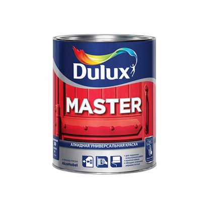 Эмаль  DULUX Master 90 глянцевая BW 1л