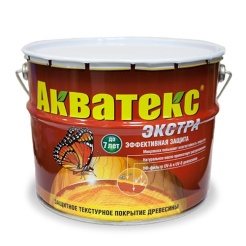 Пропитка по дереву орех Акватекс экстра (10л)