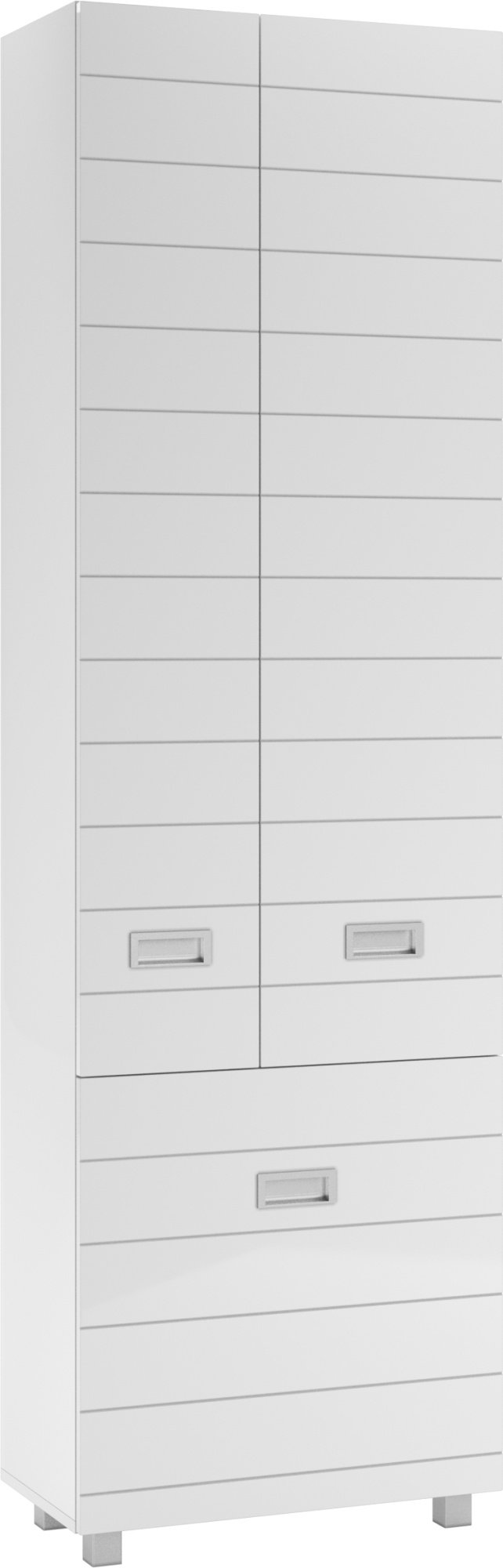 Пенал напольный Куб 60 (Cube) без ящика с корзиной для белья Домино*