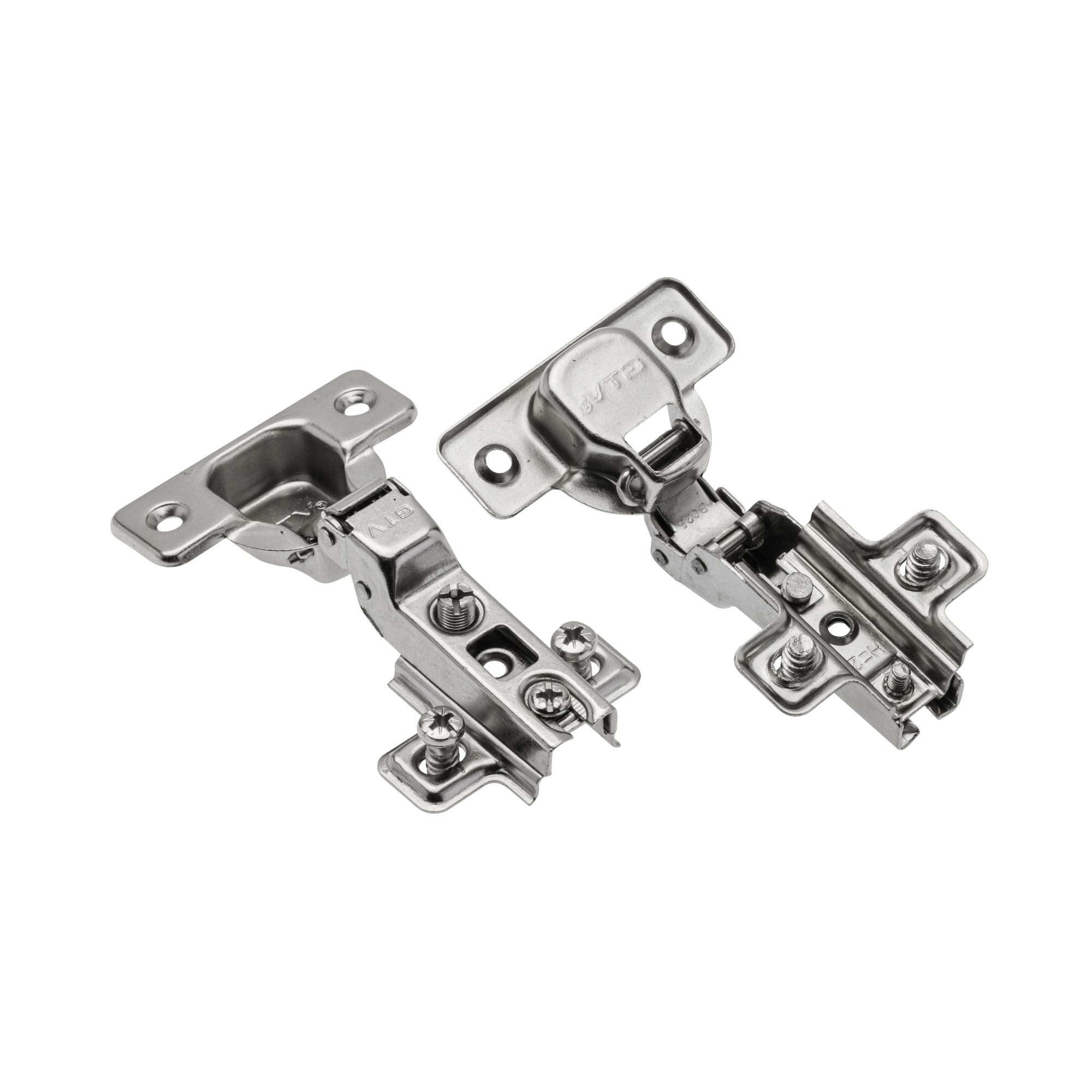 Петля полунакладная с отв.планкой  (2 шт)  - пакет Tech-Krep